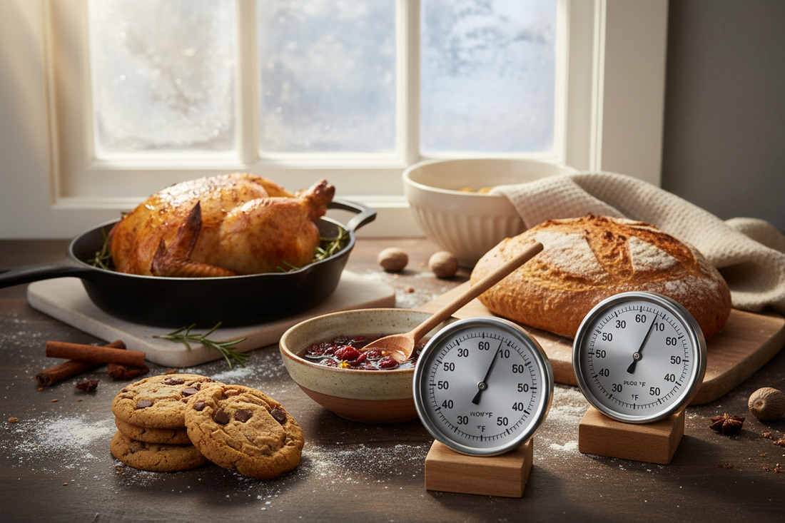 Oven Thermometer (Early-Winter Edition): Verify Heat, Fix Hot Spots, Bake on Time