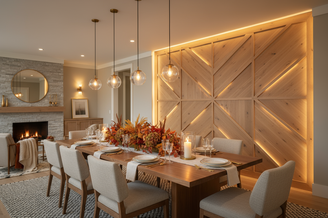 Dining Room Wall Decor (Late-Fall Edition): Host-Ready Walls with Art, Mirrors, and Warm Light