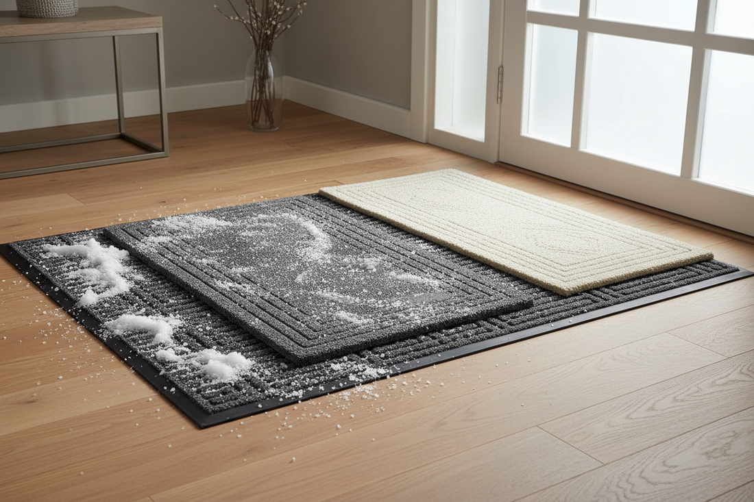 Doormat Layering Early-Winter Edition: Trap Grit at the Door Before It Spreads