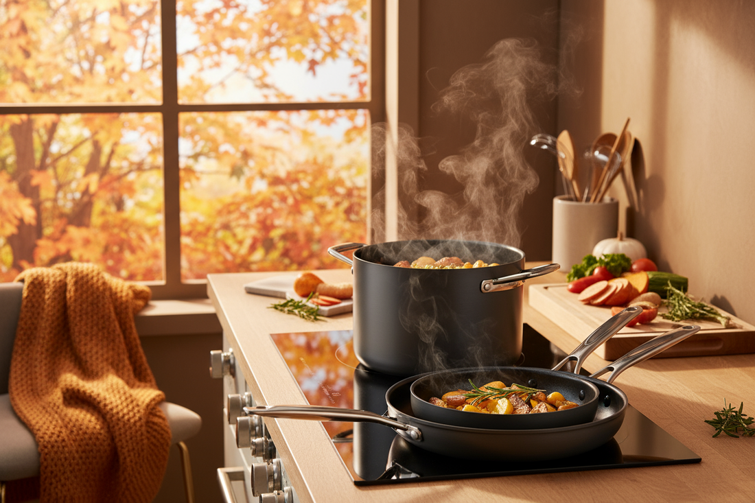 Hard Anodized Nonstick Cookware Set (Late-Fall Edition): Faster Weeknight Meals, Easier Cleanup, Holiday-Ready