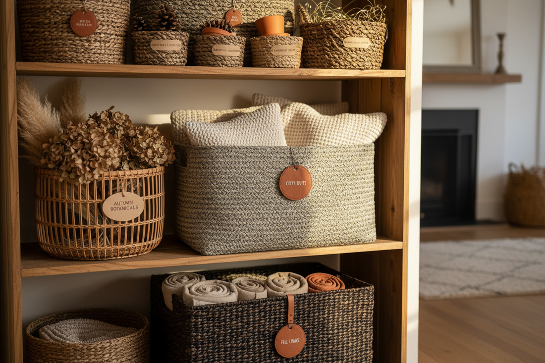 Storage Baskets (Late-Fall Edition): Warm, Tidy Rooms with Woven Texture & Hidden Capacity