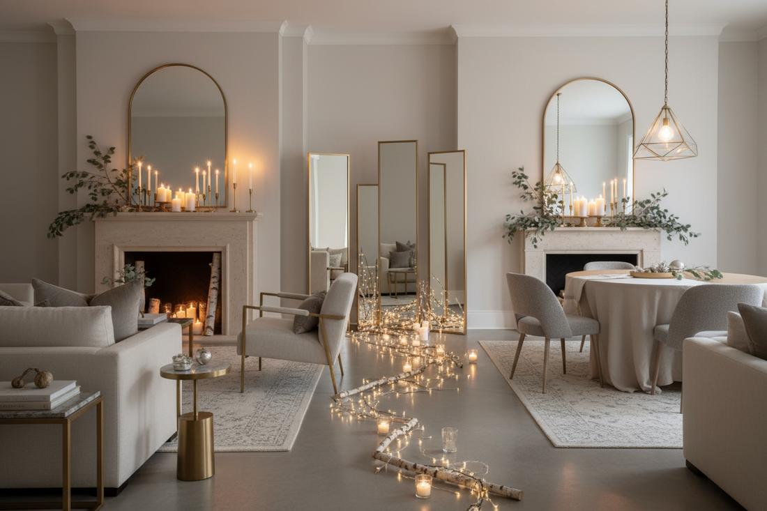 Holiday Decorations (Early-Winter Edition): Calm, Cozy Style for Mantels, Entries, and Tables