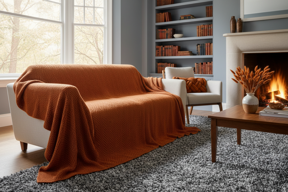 Throw Blankets (Early-Winter Edition): Layer Warmth, Calm Color, and Photo-Ready Texture