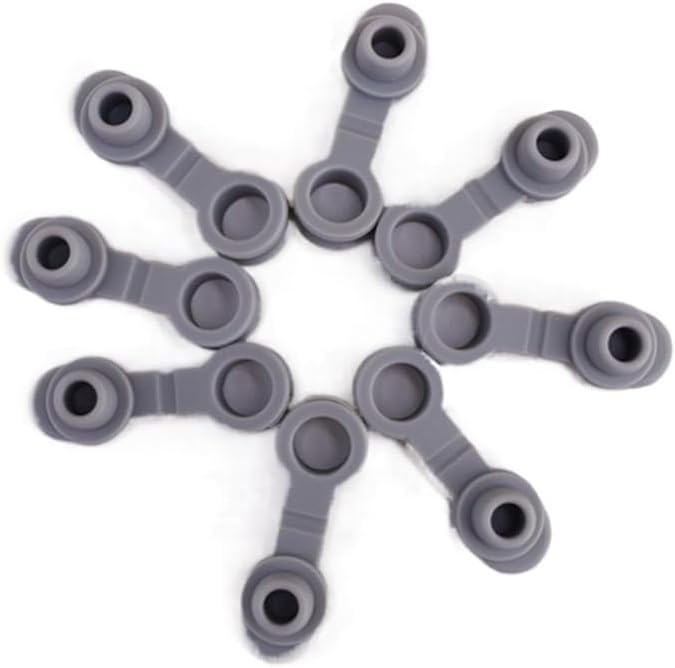 20Pcs Grey Universal Silicone Sealing Bottle Straw Hole Grommets Stopper Lids Straw Plug Replacement Tumber 20/30Oz Thermos Cup, Wine Stoppers and Pourers