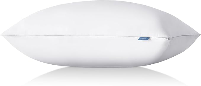 CozyLux Pillows Queen Size Set of 1, Hotel Quality Bed Pillows for Sleeping 1 Pack, Cooling Pillows for Side Back and Stomach Sleepers, Down Alternative Luxury Soft Supportive Fluffy Pillows (18x28)