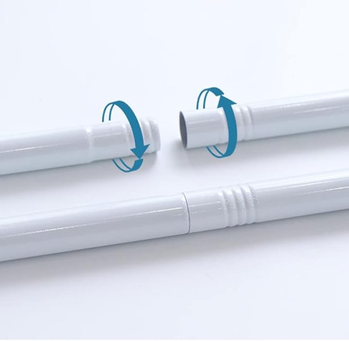 Mengersi Canopy Bed Frame Queen Size,Bed Canopy Frame Post Bed Poles,Canopy Bed Curtains Frame Bracket Fit for Metal Bed Wood Bed Bedroom Decor,White