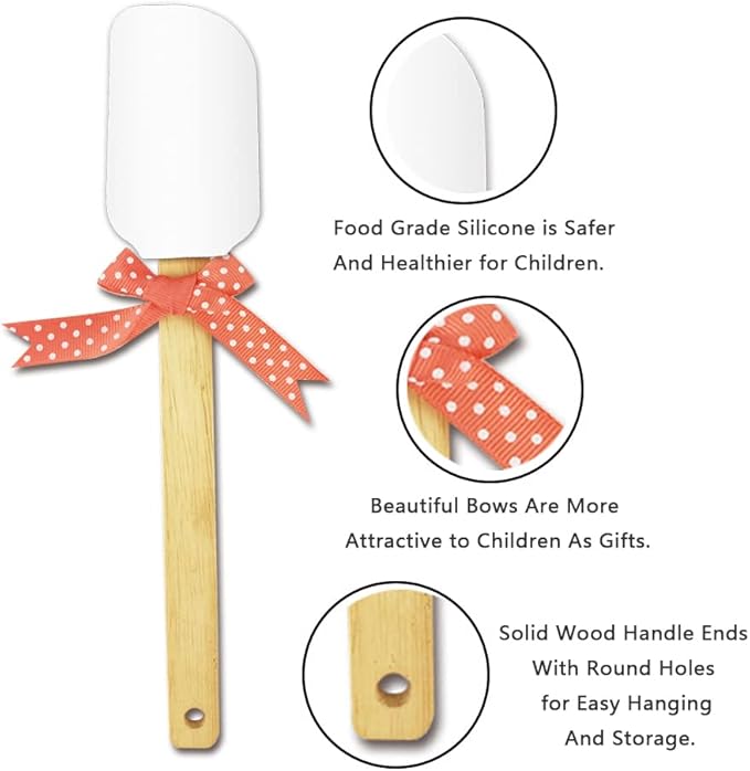 Rhinoceros Funny Baking Spatulas, Baking Kids Set, Baking Gift for Kids, Girls, Baking Kits for Teens Children Kids, Teens Girls