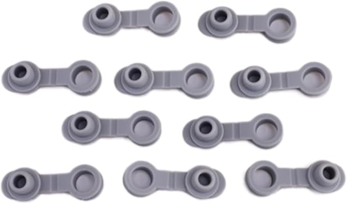 20Pcs Grey Universal Silicone Sealing Bottle Straw Hole Grommets Stopper Lids Straw Plug Replacement Tumber 20/30Oz Thermos Cup, Wine Stoppers and Pourers