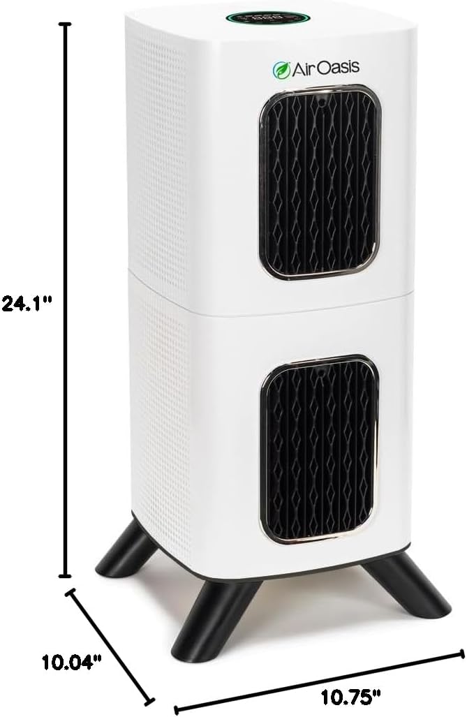 iAdapt 2.0 H13 HEPA Filter Air Purifier Reduces 99% of Viruses, Mold, Dust, Smoke, Pollen & Odors Quietest on The Market WiFi Compatible 2,650 Sq Ft of Clean Air