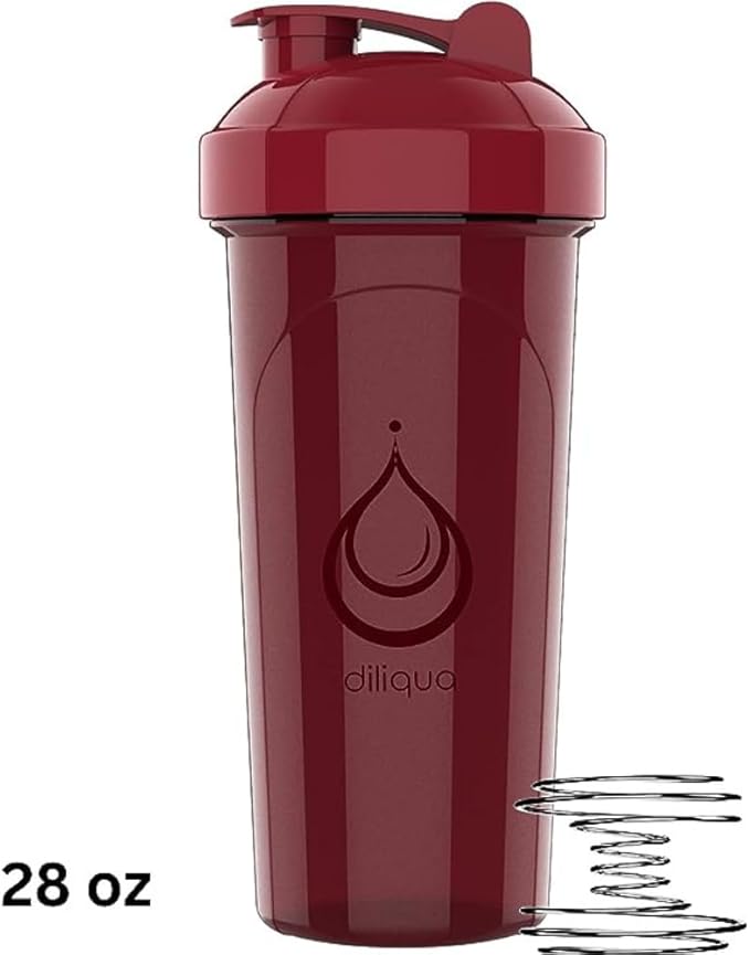 '-2 PACK- 28 oz & 20 oz Shaker Bottles for Protein Mixes | BPA-Free & Dishwasher Safe |small protein shaker bottle | Shaker Cups for protein shakes | Blender Shaker Bottle Pack