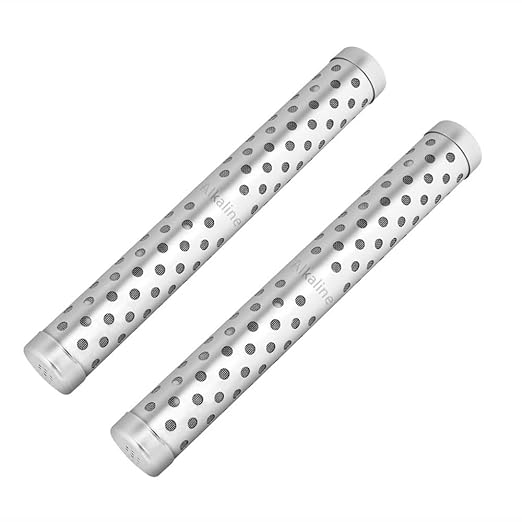 2pack Alkaline Water Stick PH Alkalizer Ionizer Stainless Steel Hydrogen Minerals Wand Water Purifier Filter