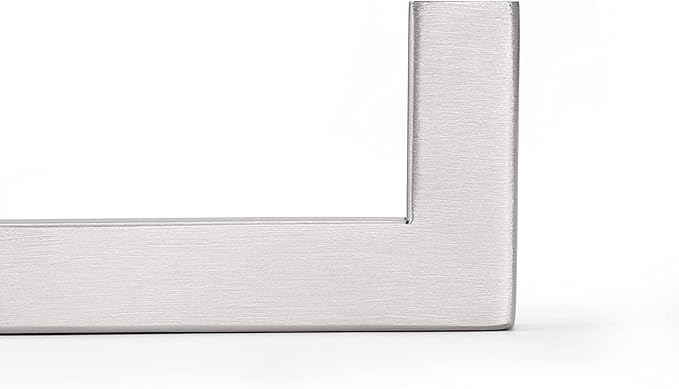 Probrico Kitchen Cabinet Drawer Handles Stainless Steel 7-3/5 Inch Hole Spacing Brushed Nickel Pulls 8 Inch Total Length 10 Pack