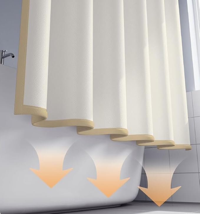 Polyester Fabric Shower Curtain for Bathroom Decor, 70.8" x 78.7" Waterproof 4 Vases Plant Print Shower Curtain Art Bath Curtain with 12 Hooks