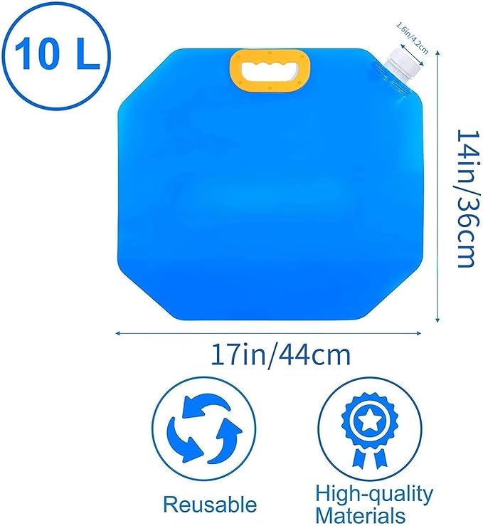 Ice Bath Bags, Portable/Reusable Ice Pack, Ice Maker for Ice Bath, Chiller for Cold Plunge, Applicable to for Athlete's Ice Cold Therapy and for Ice Bucket Challenge Game (10L, Count, 2)