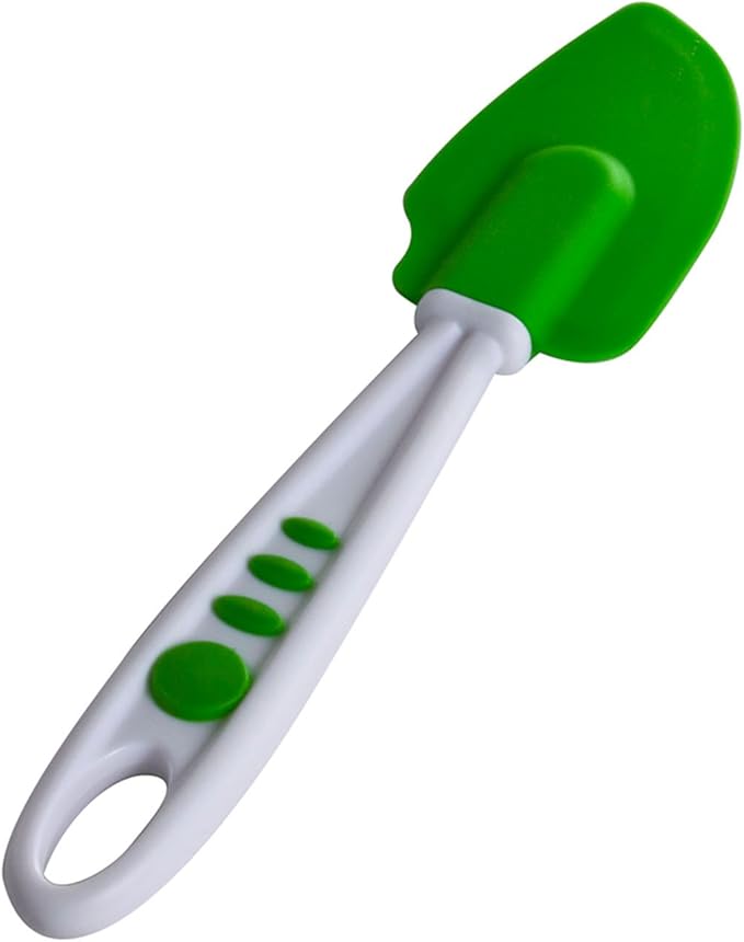 Curious Chef Medium Silicone Mixing Spatula for Kids, Dishwasher Safe, Made with BPA-Free Plastic, Real Kitchen Tool