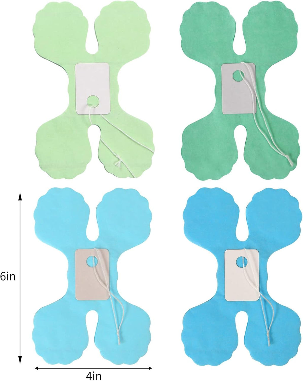 Blue-Green Party-Decorations Streamers Garland - 157Ft Four-Leaf Clover Hanging Banner, Jungle Theme Party Supplies Spring Summer Birthday Baby Bridal Shower Decor Hugtmr