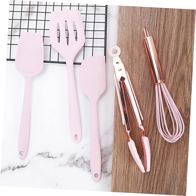 Children's Baking Tools Kids Silicone Baking Tool kids spatulas Kids Pastry Scraper Kids Utensil tools for kids kid spoons bread baking tool non stick Cutlery Set Stainless steel