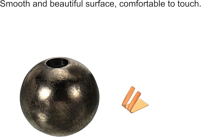 MECCANIXITY Pull Cord Tassels Window Blind Extender Chain Drop Knobs Ball Pull Ends Black, for Curtain Blinds Shades Light Ceiling Fan Pull Switch, Pack of 4