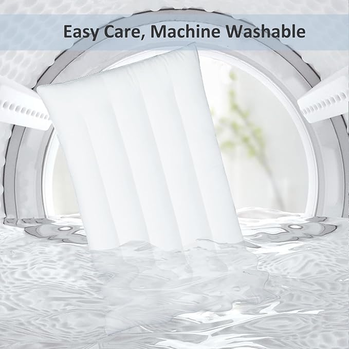 SWTMERRY Flat Pillows for Sleeping,Ultra Thin Bed Pillows Standard Size for Stomach and Side Sleeper 7D High Support 2.5 inch Height Slim Bed Pillow