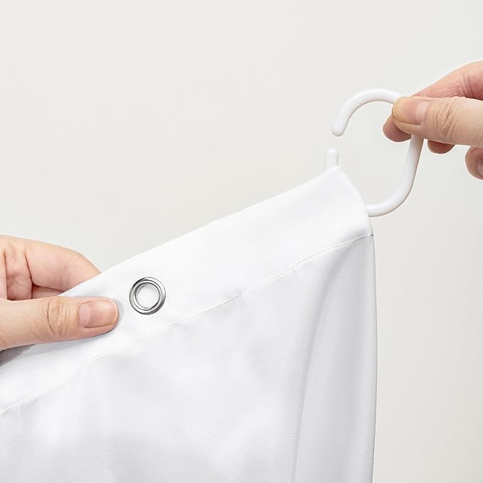 AILONEN Cute Dog Shower Curtain,Cute Bulldog Labrador Dog Print Shower Curtain, 72" W*96" H Waterproof Happy Shower Puppy Dog Lover Curtain with Grommets and 12 Hooks