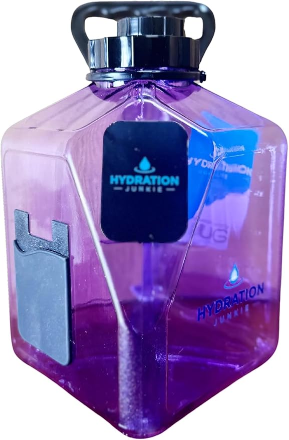 3 LITER BIG WATER BOTTLE WITH HANDLE | TRANSPORTER JUG (ROYAL PURPLE)