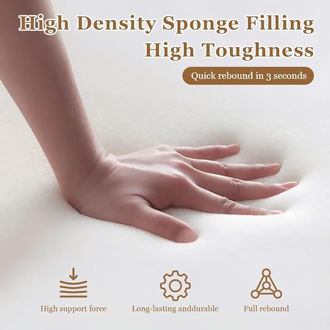 Bed Gap Filler,High-Density Bed Crack Filler with Removable Cover,Mattress Extender for Headboard Gap,Spacer Filler Between Mattress and Wall,Bed Wedge Gap Filler,Full Size,Dark Gray,72"x4"x12"