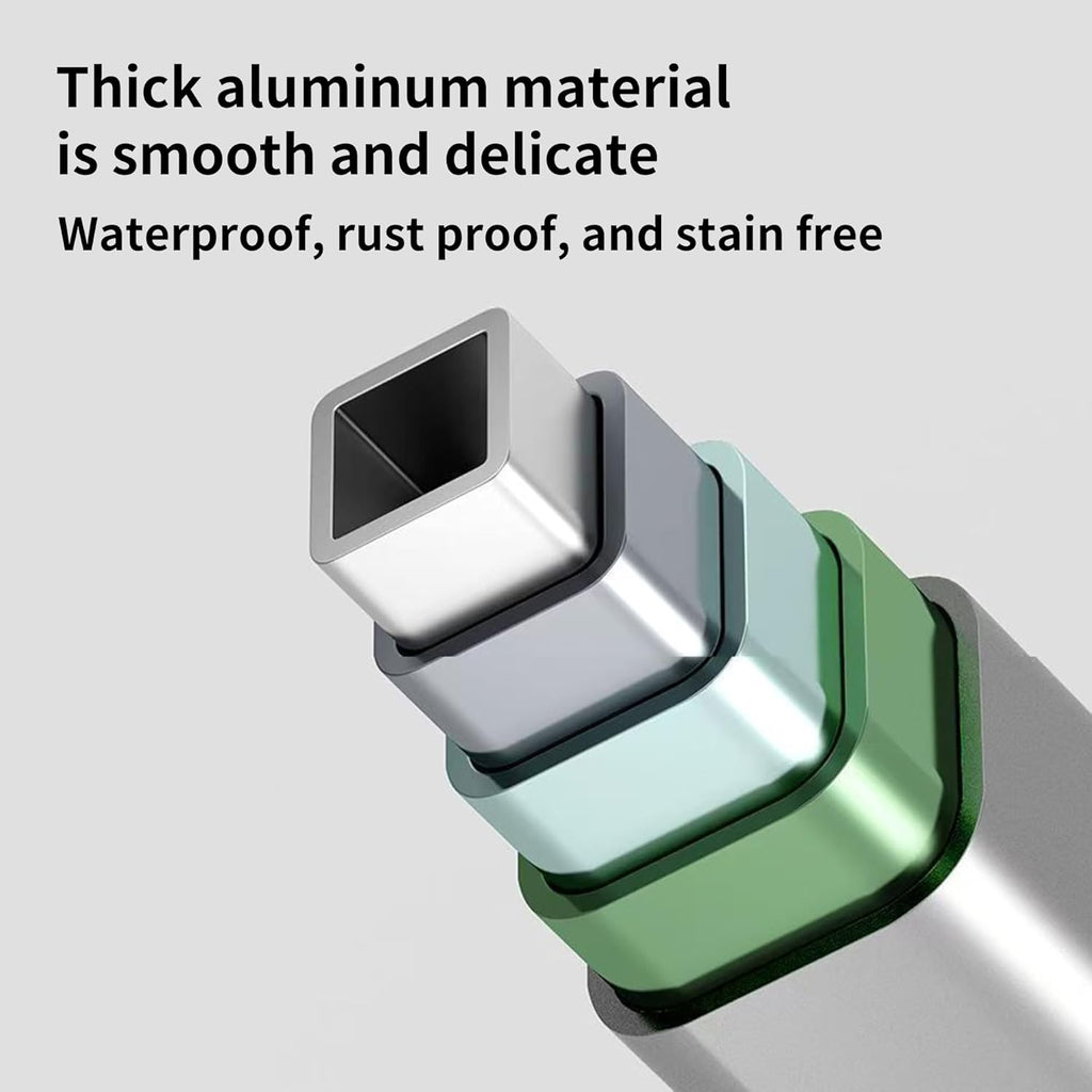 JOOM 4 Legs Single Layer Clothes Drying Rack, Garment Rack Portable and Foldable Space Saving Laundry Drying Rack - Drying Rack Clothing Floor Folding Balcony Bedroom Household Aluminum