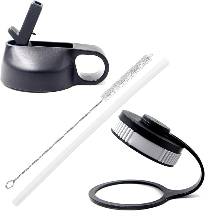 32 oz Baseball Water Bottle, Wide Mouth Sports Flask Metal Travel Tumbler with 2 Lids 18/8 Stainless Steel Double Wall Vacuum Insulated (32oz, White baseball)