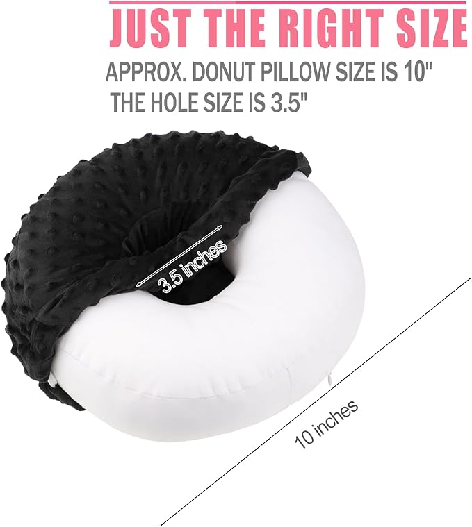 Easy to Clean Ear Hole Piercing Pillows for Ear Pain with Removable Pillowcase Cushion Head Neck Support Sleeping with Fresh Pierced Ear Earings