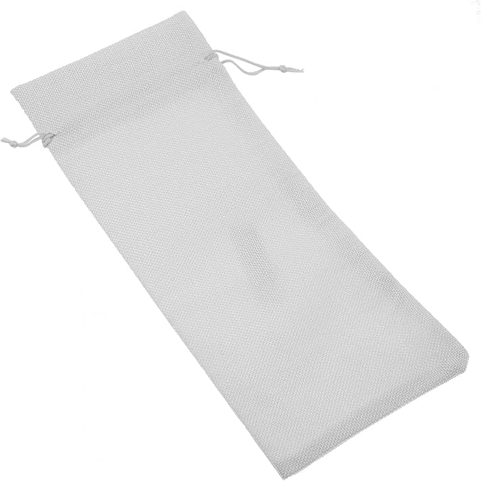 12pcs Wine Bags for Wine Bottles Gifts, Wine Gift Bag Wine Bottle Gift Bags Simple Linen Fabric Wine Bag with Drawstring Champagne Decorative Cover(White)