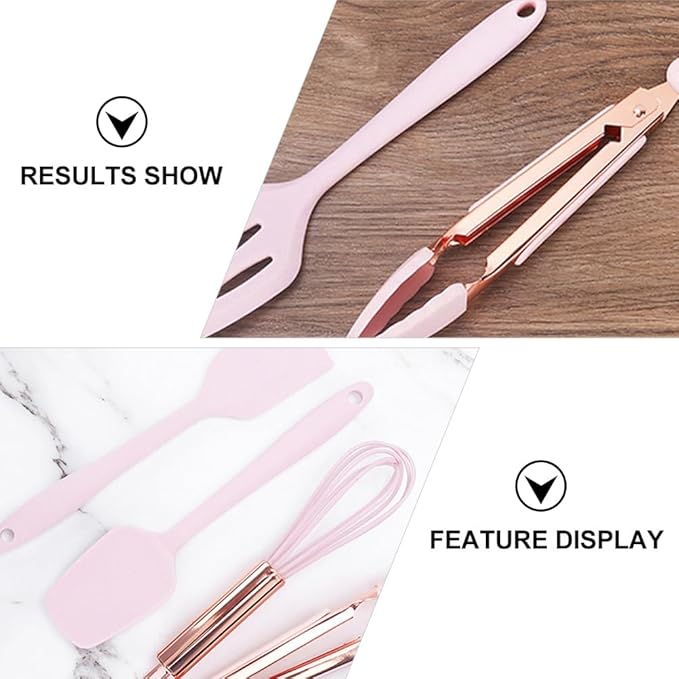 Children's Baking Tools Kids Silicone Baking Tool kids spatulas Kids Pastry Scraper Kids Utensil tools for kids kid spoons bread baking tool non stick Cutlery Set Stainless steel