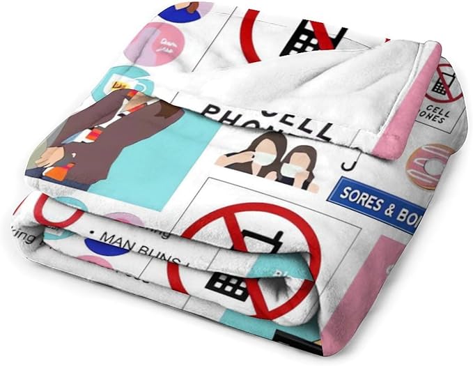 Gilmore Girls Blanket Gifts 50x40 Inch Sofa Throw Blanket Soft and Skin Friendly Living Room nap Blanket (A-001)