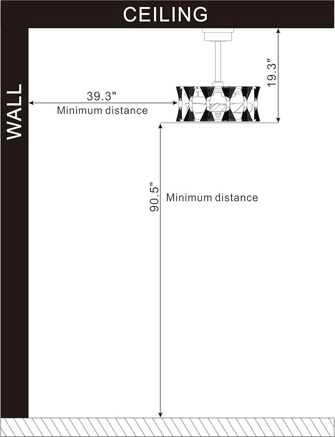 Lutz 16 Inch Matte Black and Gold Modern Fandelier