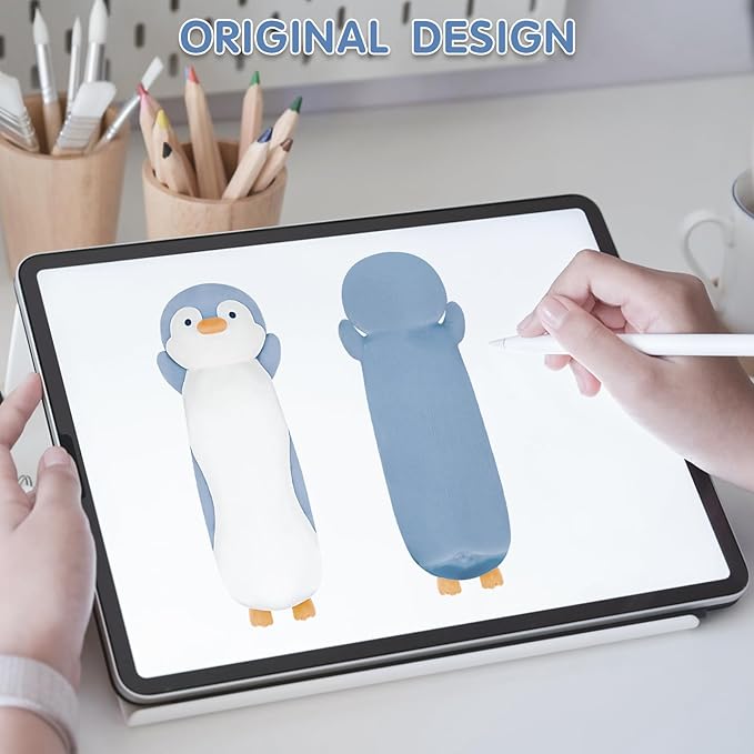 22 inch Penguin Body Pillow for Kids, Penguin Stuffed Animal, Penguin Gifts, Penguin Plush Toys, Cuddle Pillow Gift for Kids, Girls, Girlfriends