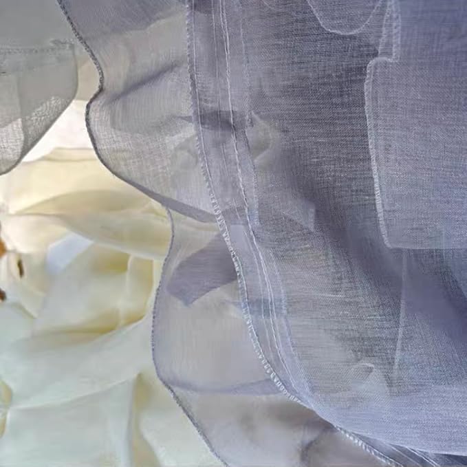 Elegant Princess 4 Corner Post Mosquito Net Romantic for Girls Women Bed Curtain Canopy for Adult Wedding Bedroom Kids Rooms Decoration (Type4-Grey, Full)