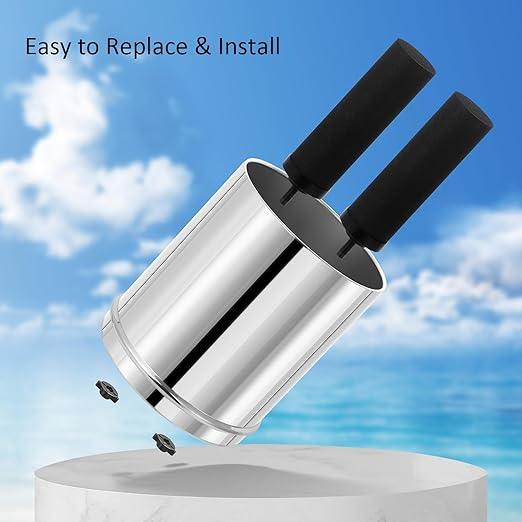 1.5G Stainless Steel Gravity-Fed Water Filter System with 2 Black Purification Filter and Metal Spigot, NSF/ANSI 42 Certification, Reduces up to 99% of Chlorine, for Home, Camping, Outdoor