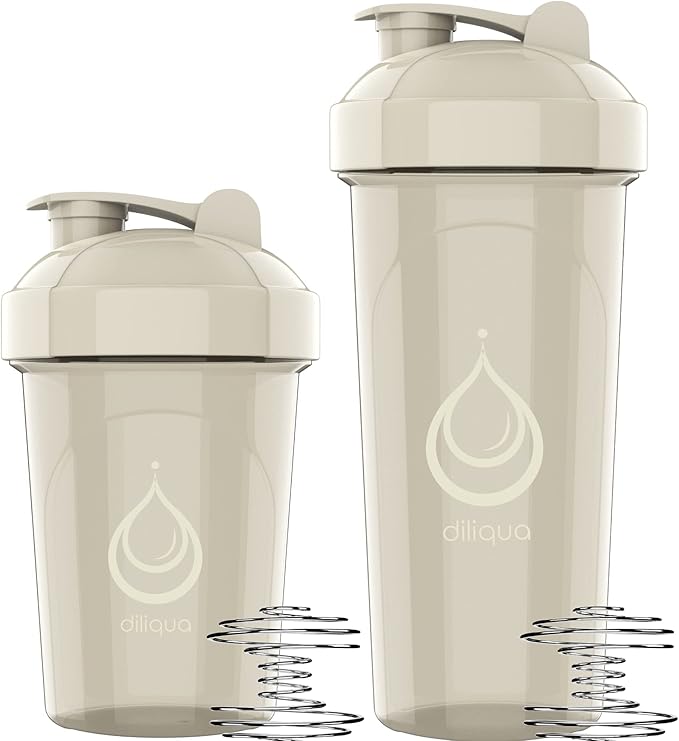 '-10 PACK- small Shaker Bottles for Protein Mixes | BPA-Free & Dishwasher Safe | 5 Large 28 oz & 5 20 oz | Blender Shaker Cups for protein shakes