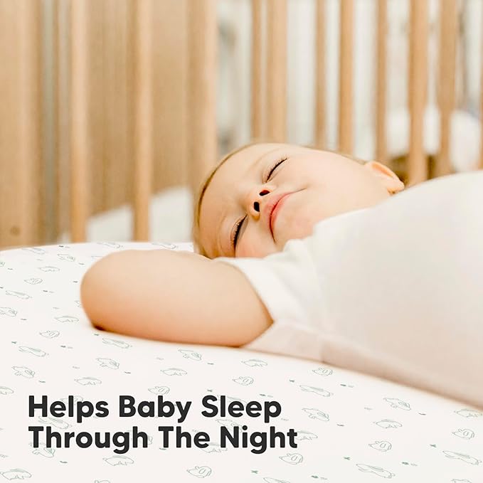 2-Pack Waterproof Crib Sheets for Boys, Girls - Viscose Derived from Bamboo Crib Sheets Neutral, Crib Mattress Protector Sheet, Soft Toddler Bed Sheets, Fitted Baby Crib Sheets Girl, Boy (Bunnies)