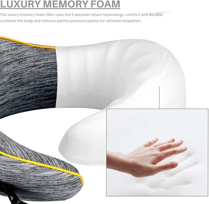 New 2024 flight essentials | Travel Pillows For Airplanes | Long Flight Must Haves, Travel Essentials for Flying Overseas | 360 plane pillow, Airplane Neck Pillow | Adult and Kids travel pillow