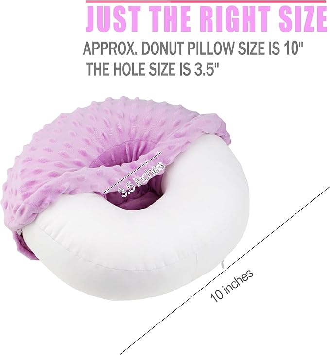 Easy to Clean Ear Hole Piercing Pillows for Ear Pain with Removable Pillowcase Cushion Head Neck Support Sleeping with Fresh Pierced Ear Earings