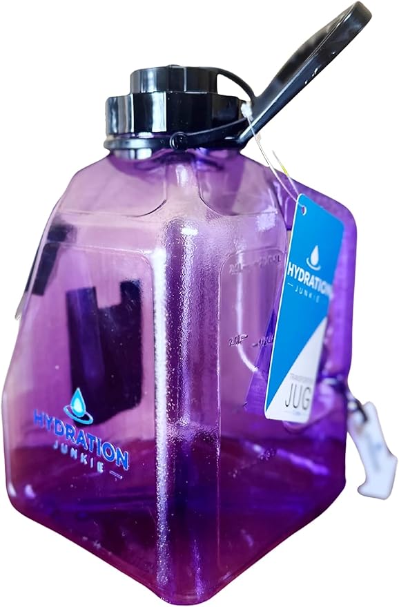 3 LITER BIG WATER BOTTLE WITH HANDLE | TRANSPORTER JUG (ROYAL PURPLE)