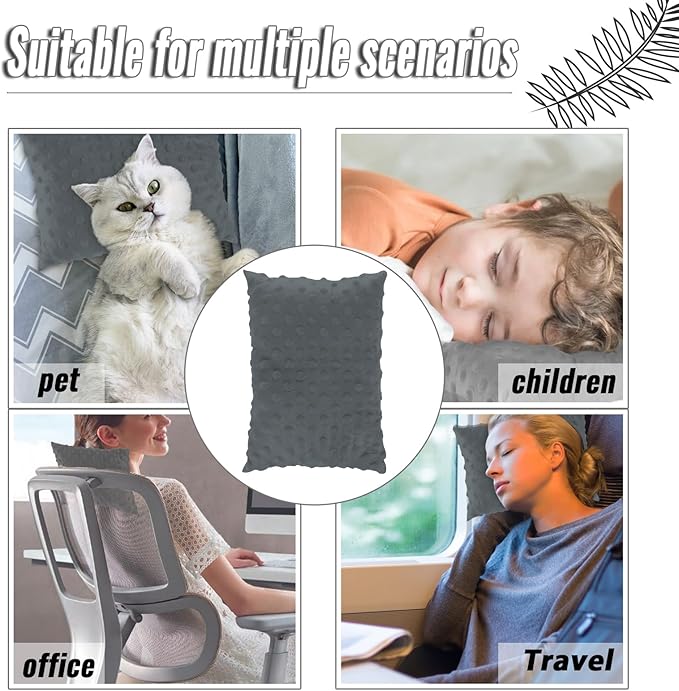 Small Pillow for Travel-Mini Travel Neck Pillows 11''*7''-Small Decorative Pillow-Tiny Pillows for Neck, Travel, Dogs, Cats