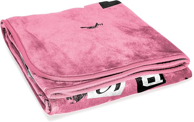 Mean Girls Burn Book Plush Throw Blanket for Girls - Measures 46" x 60" Soft Fleece Bedding - Super Soft Lightweight Pink Throw Blanket