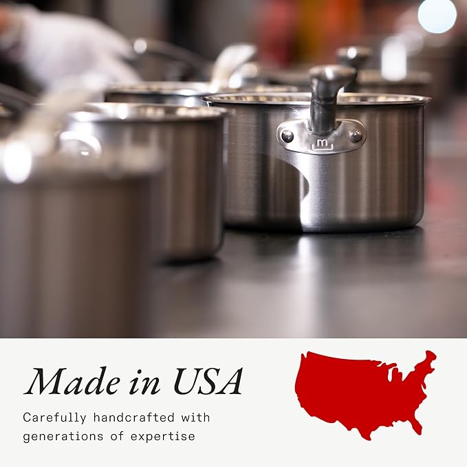 Made In Cookware - ProCoat 10" Non Stick Frying Pan (Graphite) - 5 Ply Stainless Clad Nonstick - Professional Cookware - Crafted in USA - Induction Compatible