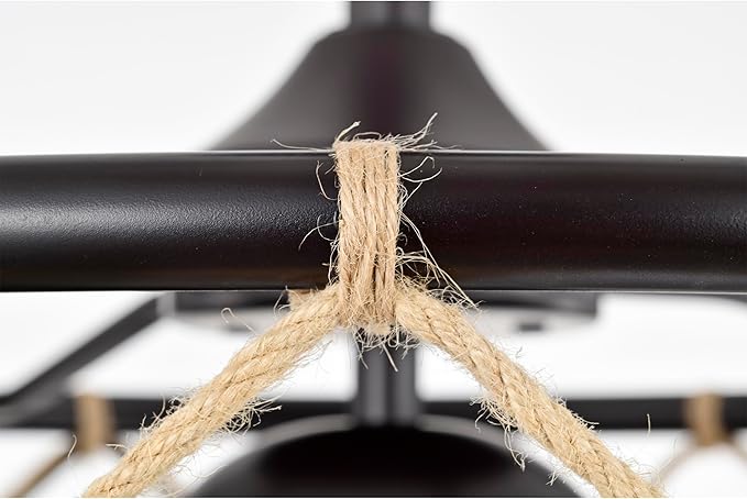 Sylvette 25-inch Brown 6 Lights 3 Blades Lighted Ceiling Fan with Remote