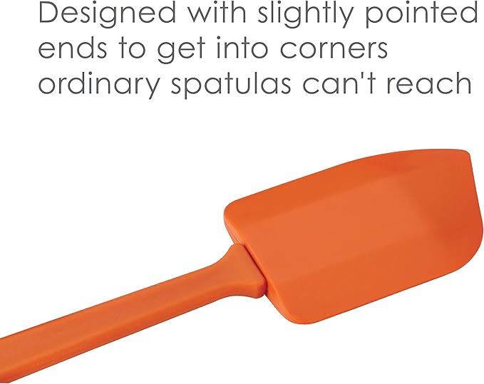 Rachael Ray Cucina Nonstick Cookware Pots and Pans Set, 12 Piece, Pumpkin Orange & 3-Piece Spatula Utensil Set, Orange
