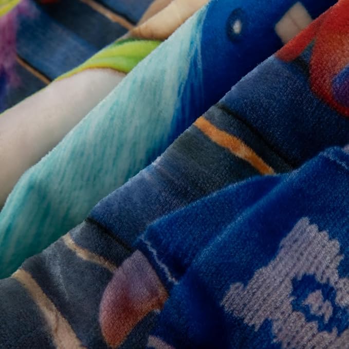 COSUSKET Throw Blanket, Kids Sulley Sullivan Sherpa Super Soft Fuzzy Plush Blanket Mike Wazowski 50 x 60 Inches Boys Girls Gifts