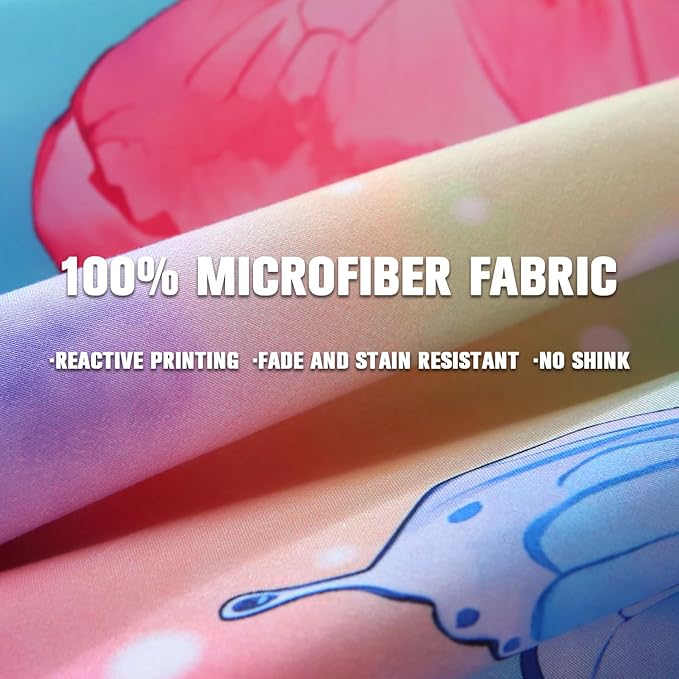 JQinHome 8 Pc Butterfly Comforter Set Full, 3D Rainbow Butterfly Bedding Set for Girls Women,All Season Microfiber Butterfly Design Bedding Collection with Pillowcase, Flat & Fitted Sheet(Rainbow)