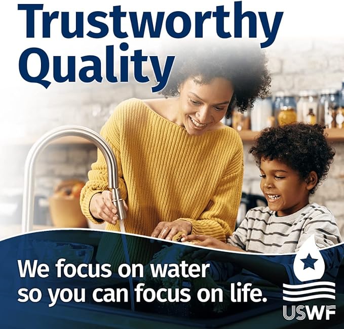 20 Micron 10 Inch x 2.5 Inch | 6-Pack String-Wound Polypropylene Whole House Sediment Cartridge | Compatible with OmniFilter RS3-DS, Hydronix SWC-25-1020 | Made in the USA, US Water Filters
