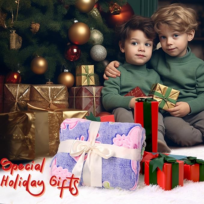 Glow in The Dark Blanket Axolotl Gifts Toys for Girls Cute Axolotl Blanket for Birthday Gifts